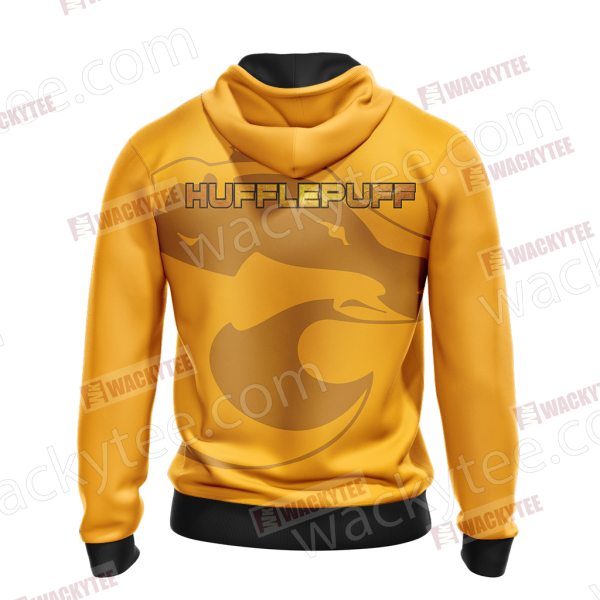 Hufflepuff - Hard Workers Harry Potter Zip Up Hoodie