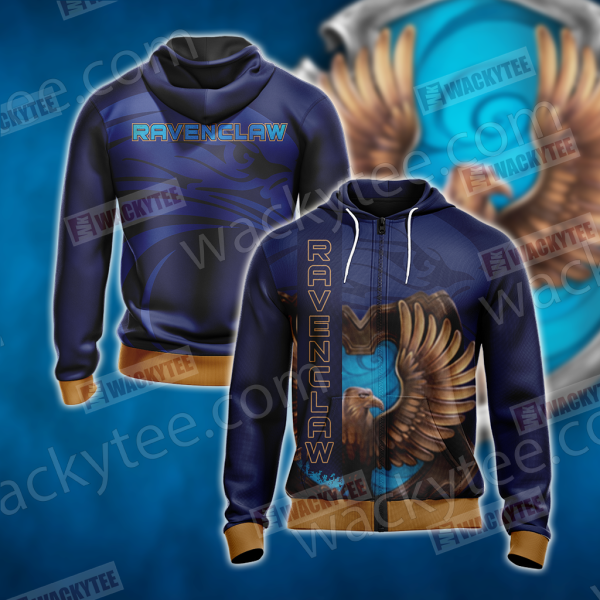 Ravenclaw - The Cleverest Harry Potter Zip Up Hoodie