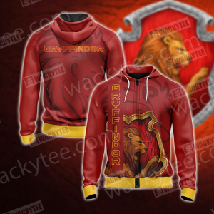 Gryffindor - The Bravest Harry Potter Zip Up Hoodie