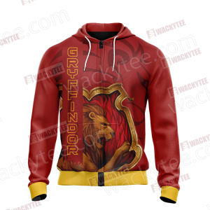 Gryffindor - The Bravest Harry Potter Zip Up Hoodie