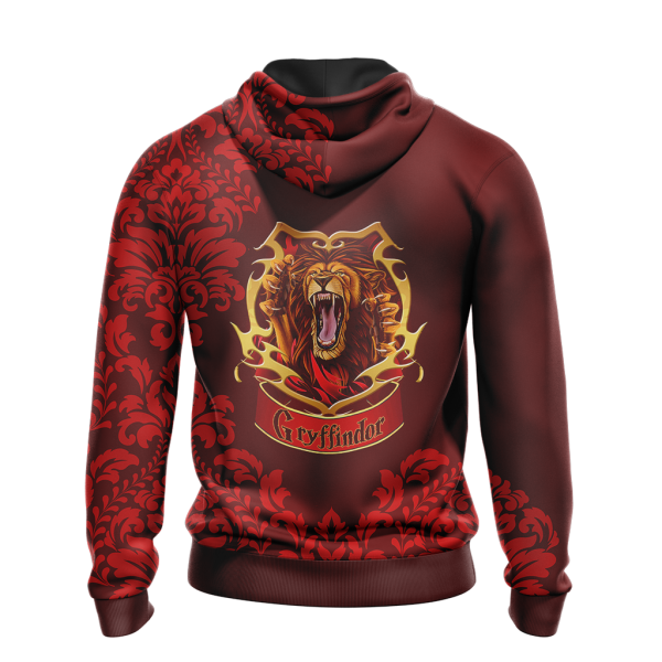 Harry Potter - Brave Like A Gryffindor Version Lifestyle Unisex 3D Hoodie