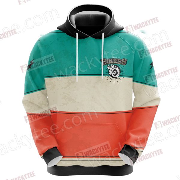 Vintage Biker Rider 3D Hoodie