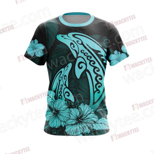 Dolphin Mandala Unisex 3D T-shirt