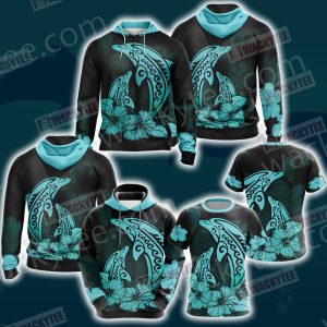 Dolphin Mandala Unisex 3D T-shirt