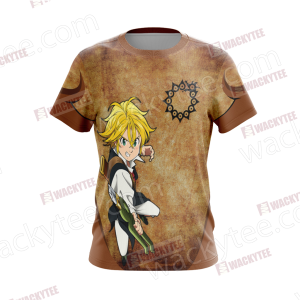 The Seven Deadly Sins Characters Unisex 3D T-shirt