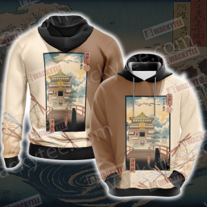 Ukiyo-e Spirited Away Chihiro Zauberland 3D Hoodie