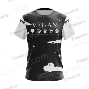 The Future Is Vegan Unisex 3D T-shirt