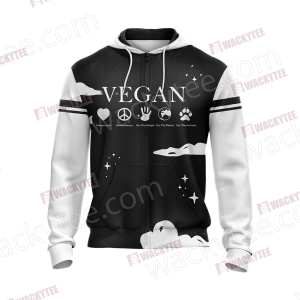 The Future Is Vegan Zip Up Hoodie