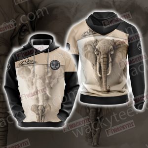 I Love Elephant 3D Hoodie