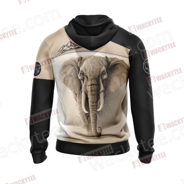 I Love Elephant 3D Hoodie