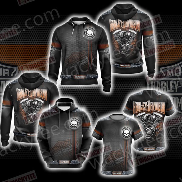 Motorcycle Harley Davidson 3D Hoodie