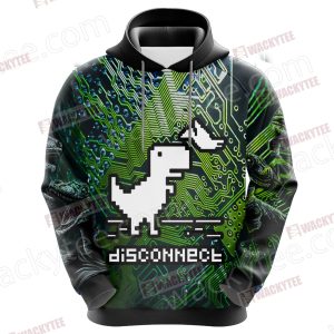 No Internet - Jurassic Park 3D Hoodie