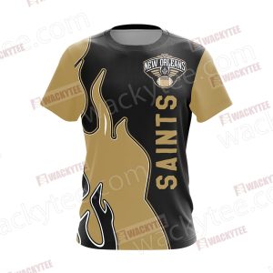 New Orleans Saints Logo Unisex 3D T-shirt