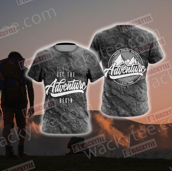 Let The Adventure Begin Unisex 3D T-shirt