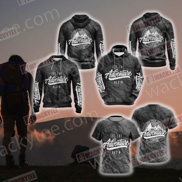 Let The Adventure Begin 3D Hoodie