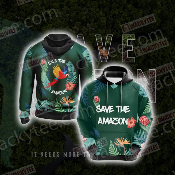 Save the Amazon 3D Hoodie