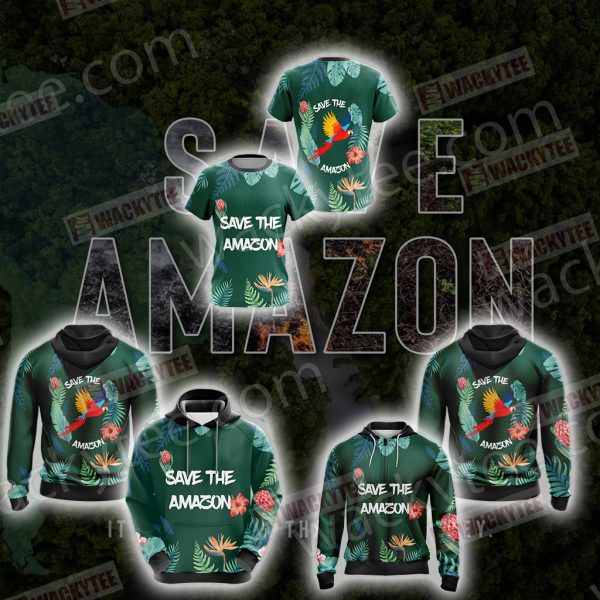 Save the Amazon 3D Hoodie