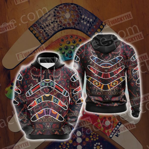 Australia Boomerang Fridge Magnet 3D Hoodie