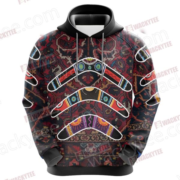 Australia Boomerang Fridge Magnet 3D Hoodie