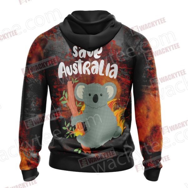 Save Australia Zip Up Hoodie