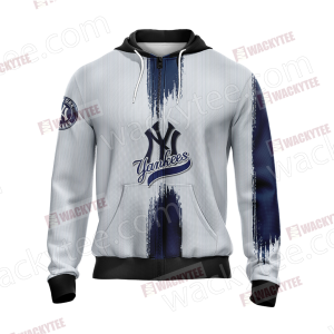 New York Yankees Logo Zip Up Hoodie