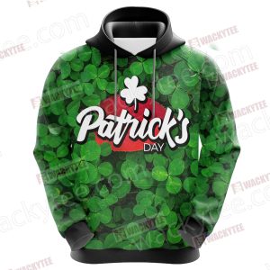 Saint Patricks Day Typography 3D Hoodie