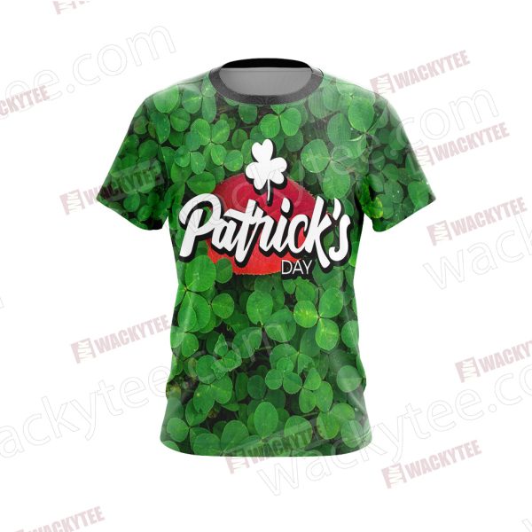 Saint Patricks Day Typography Unisex 3D T-shirt