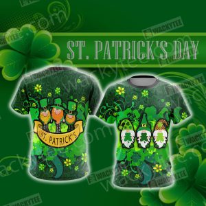 Irish Gnome Leprechaun - Saint Patricks Day Unisex 3D T-shirt