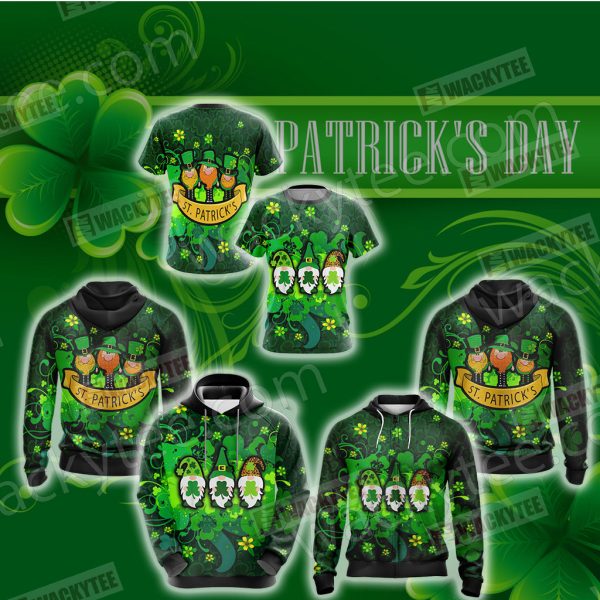 Irish Gnome Leprechaun - Saint Patricks Day Unisex 3D T-shirt