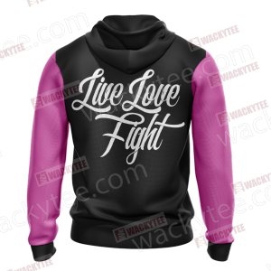 livelovefight hoodie back 1