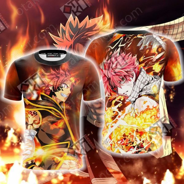 Fairy Tail: Dragon Cry Natsu Dragneel New Look Unisex 3D T-shirt