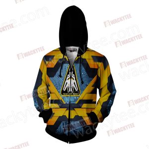 zipped hoodie front y wacky