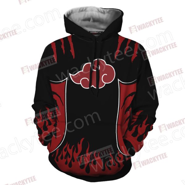 Naruto Akatsuki New Unisex 3D Hoodie