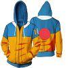 Naruto Cosplay Zip Up Hoodie Jacket