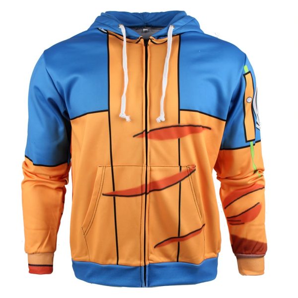 Naruto Cosplay Zip Up Hoodie Jacket