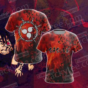 Naruto - Sasuke Cursed Seal Unisex 3D T-shirt