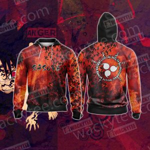 Naruto - Sasuke Cursed Seal Unisex Zip Up Hoodie Jacket