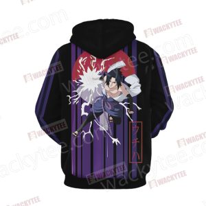 Naruto - Uchiha Sasuke Unisex 3D Hoodie