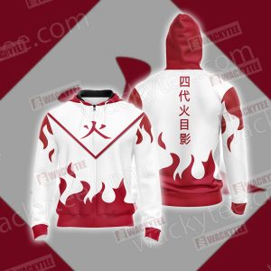 Naruto - Hokage New Unisex Zip Up Hoodie Jacket