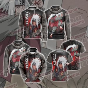 Naruto -  Jiraiya New Unisex Zip Up Hoodie Jacket