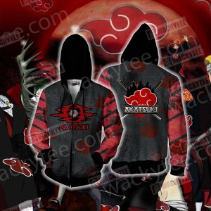 Naruto - Akatsuki New Unisex Zip Up Hoodie Jacket