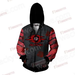 Naruto - Akatsuki New Unisex Zip Up Hoodie Jacket