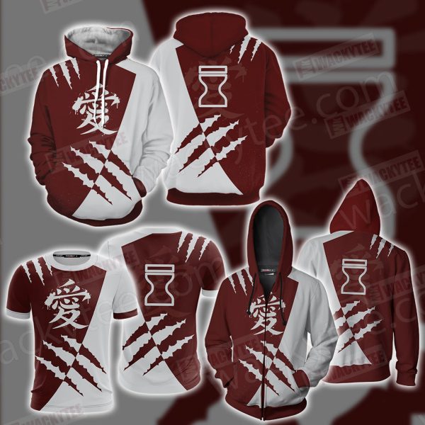 Naruto - Gaara New Look Unisex 3D Hoodie