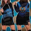 Hogwarts Castle Harry Potter - Wise Like A Ravenclaw Wacky Style 3D Hoodie Dress