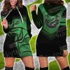 Hogwarts Castle Harry Potter - Cunning Like A Slytherin Wacky Style 3D Hoodie Dress