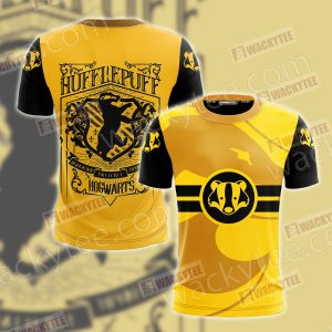 Harry Potter Loyal Like A Hufflepuff Wacky Style Unisex 3D T-shirt