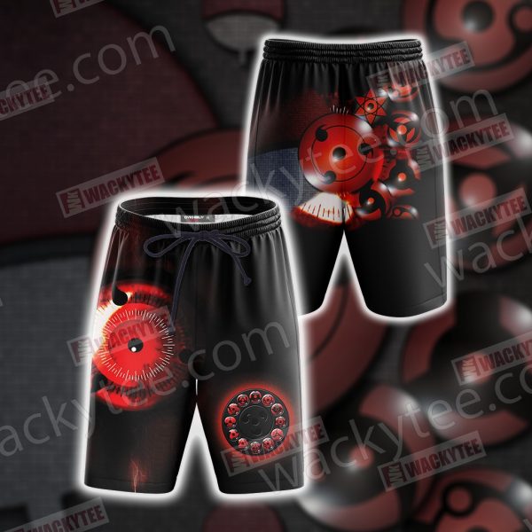 Naruto - Sharingan Beach Shorts