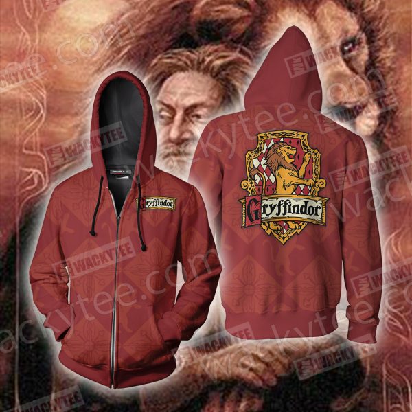 Harry Potter - Brave Like A Gryffindor Zip Up Hoodie