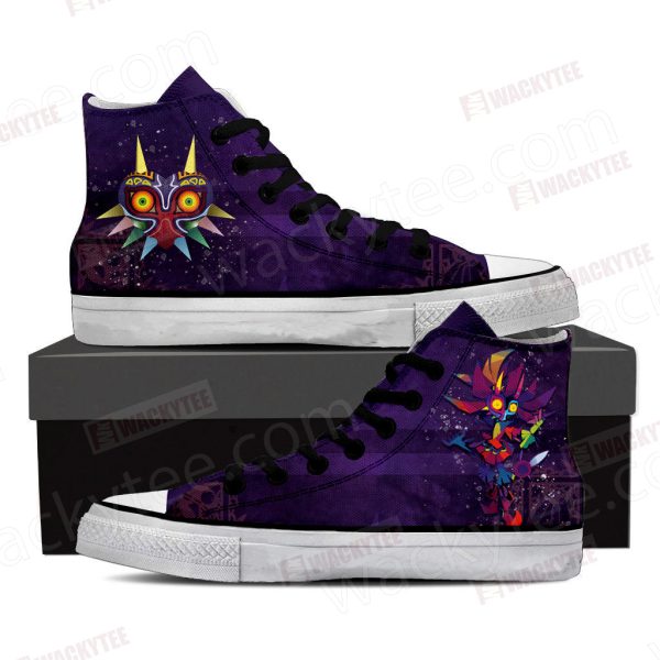 The legend of Zelda: Majora New Style High Top Shoes