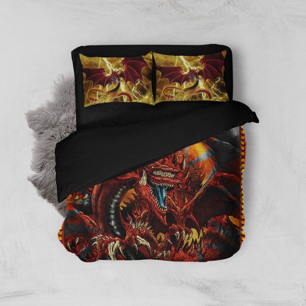 Yu Gi Oh! Slifer The Sky Dragon 3D Bed Set